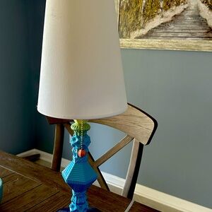 Lladro Belle Nuit table Lamp. Good shape Height “22.44” weight 7.17 lbs